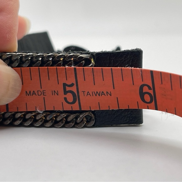 K&Z Leather Beaded Bracelet Black White Signed - Picture 8 of 8